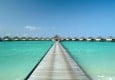 Kanuhura Maldives Exterior view of Water Villas & Jetty