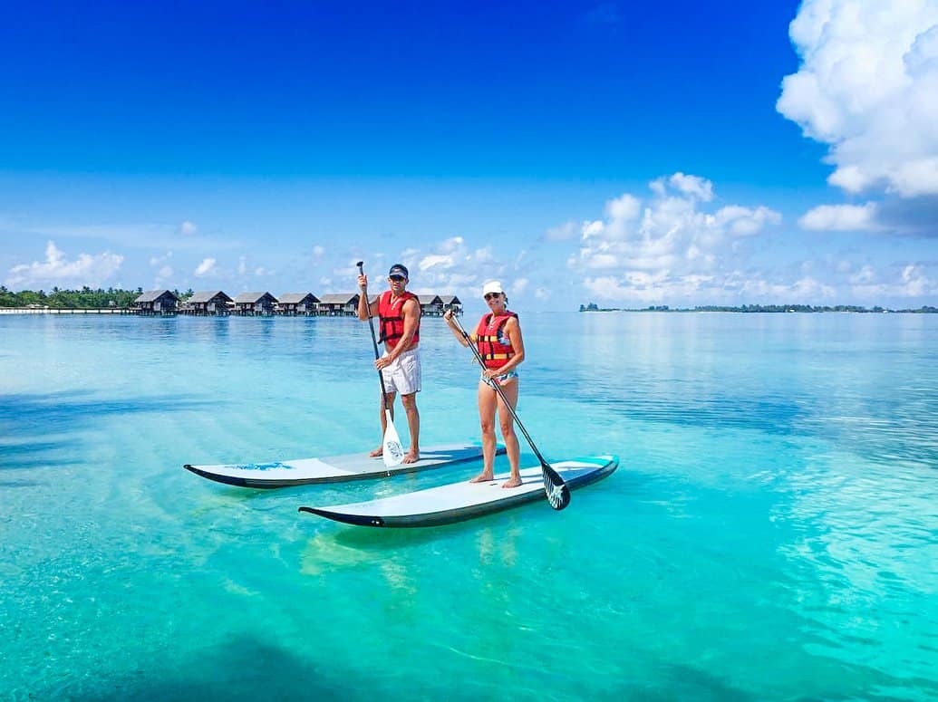 Paddle Boarding in Maldives